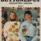 BUTTONED UP * COUNTRY WEAR BOOK 3 ** cross stitch leaflet BUTTONED UP * COUNTRY WEAR BOOK 3 ** cross stitch leaflet