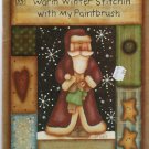 WARM WINTER STITCHIN' WITH MY PAINTBRUSH ** folk art painting booklet WARM WINTER STITCHIN' WITH MY PAINTBRUSH ** folk art painting booklet