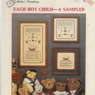 EACH BOY CHILD -- A SAMPLER ** cross stitch booklet EACH BOY CHILD -- A SAMPLER ** cross stitch booklet