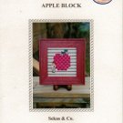 apple block ^^ cross stitch