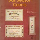 BALL SEASON COUNTS * SPORTS ** to cross stitch
