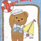 BEARS AHOY **  CROSS STITCH (cute teddy bears & sail boats)