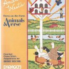 DOWN ON THE FARM ANIMALS & VERSE to cross stitch DOWN ON THE FARM ANIMALS & VERSE to cross stitch