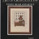 teddy bear and quilt ** cross stitch pattern