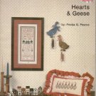 HEARTS & GEESE ** to cross stitch