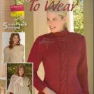 big needle knits to wear * craft booklet big needle knits to wear * craft booklet