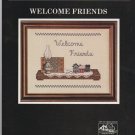 WELCOME FRIENDS  ** cross stitch pattern * linda myers