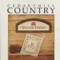 CEDAR HILL COUNTRY * WELCOME FRIENDS ** cross stitch
