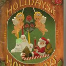 holidays and holly days (folk art painting)