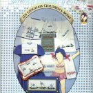 les gingham children's bows to cross stitch (towel etc)