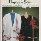 BEAUTIFUL BLOSSOMS & HOLIDAY MAGIC * duplicate stitch * to cross stitch