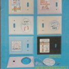 turn me on (for wall switch covers) ** cross stitch booklet