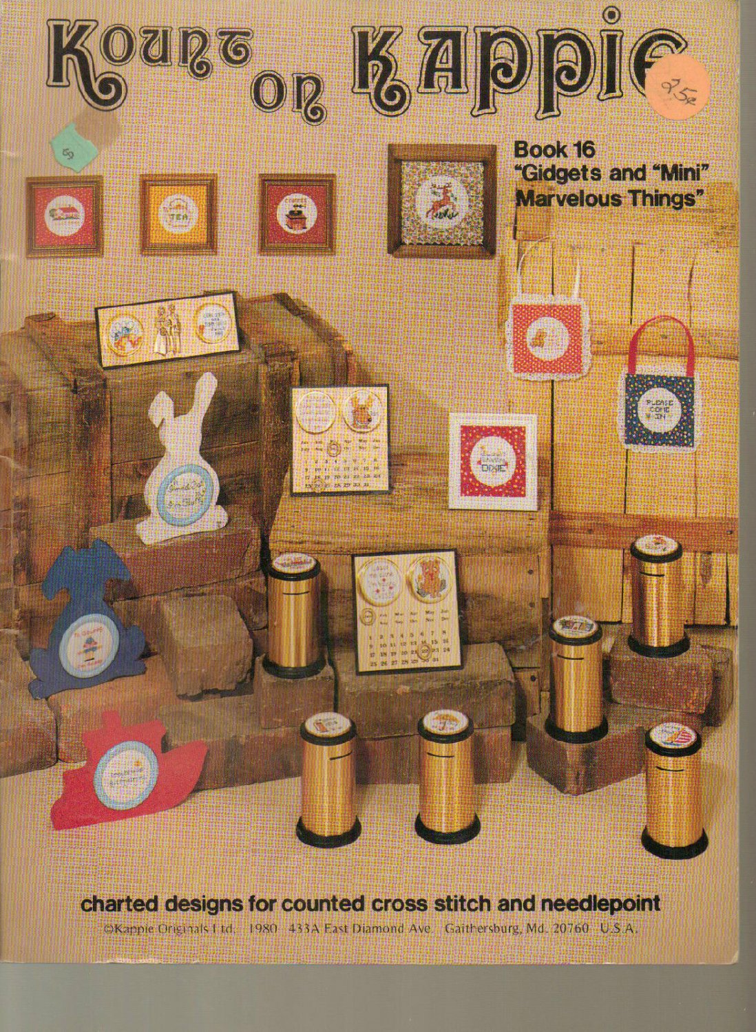 GIDGETS AND MINI MARVELOUS THINGS  ** cross stitch booklet