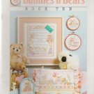 BUNNIES 'N BEARS ** (baby sampler etc) cross stitch