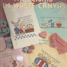 WITTICISMS IN WASTE CANVAS ** cross stitch booklet WITTICISMS IN WASTE CANVAS ** cross stitch booklet