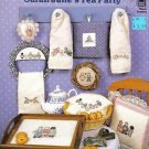 SARAH JANE'S TEA PARTY  (TOWELS AND MORE) CROSS STITCH
