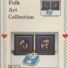 FOLK ART CLOWNS ** cross stitch leaflet FOLK ART CLOWNS ** cross stitch leaflet
