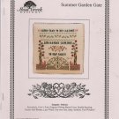 SUMMER GARDEN GATE SAMPLER ** cross stitch