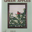 green apples (with bird) ** cross stitch