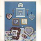 SAMPLER HEARTS AND HOUSE ** cross stitch booklet SAMPLER HEARTS AND HOUSE ** cross stitch booklet