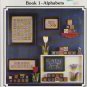 ALPHABETS ** book 1   ** cross stitch