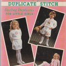 DARLING DUPLICATES FOR LITTLE GIRLS (duplicate stitch) to cross stitch DARLING DUPLICATES FOR LITTLE GIRLS (duplicate stitch) to cross stitch