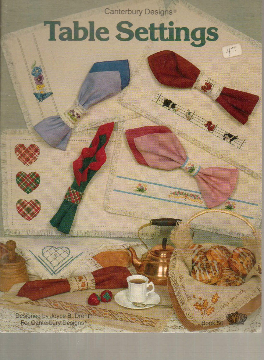 TABLE SETTINGS ** to cross stitch
