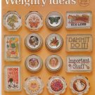 WEIGHTY IDEAS  * to cross stitch