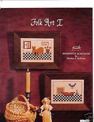 FOLK ART 1 ** CROSS STITCH