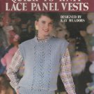 Quick to knit lace panel vests **knitting