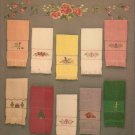 FINGER TOWEL FAVORITES ** to cross stitch