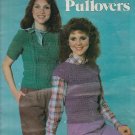 crocheted pullovers (ladies tops) ** crochet pattern booklet