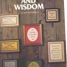 WIT & WISDOM to cross stitch WIT & WISDOM to cross stitch