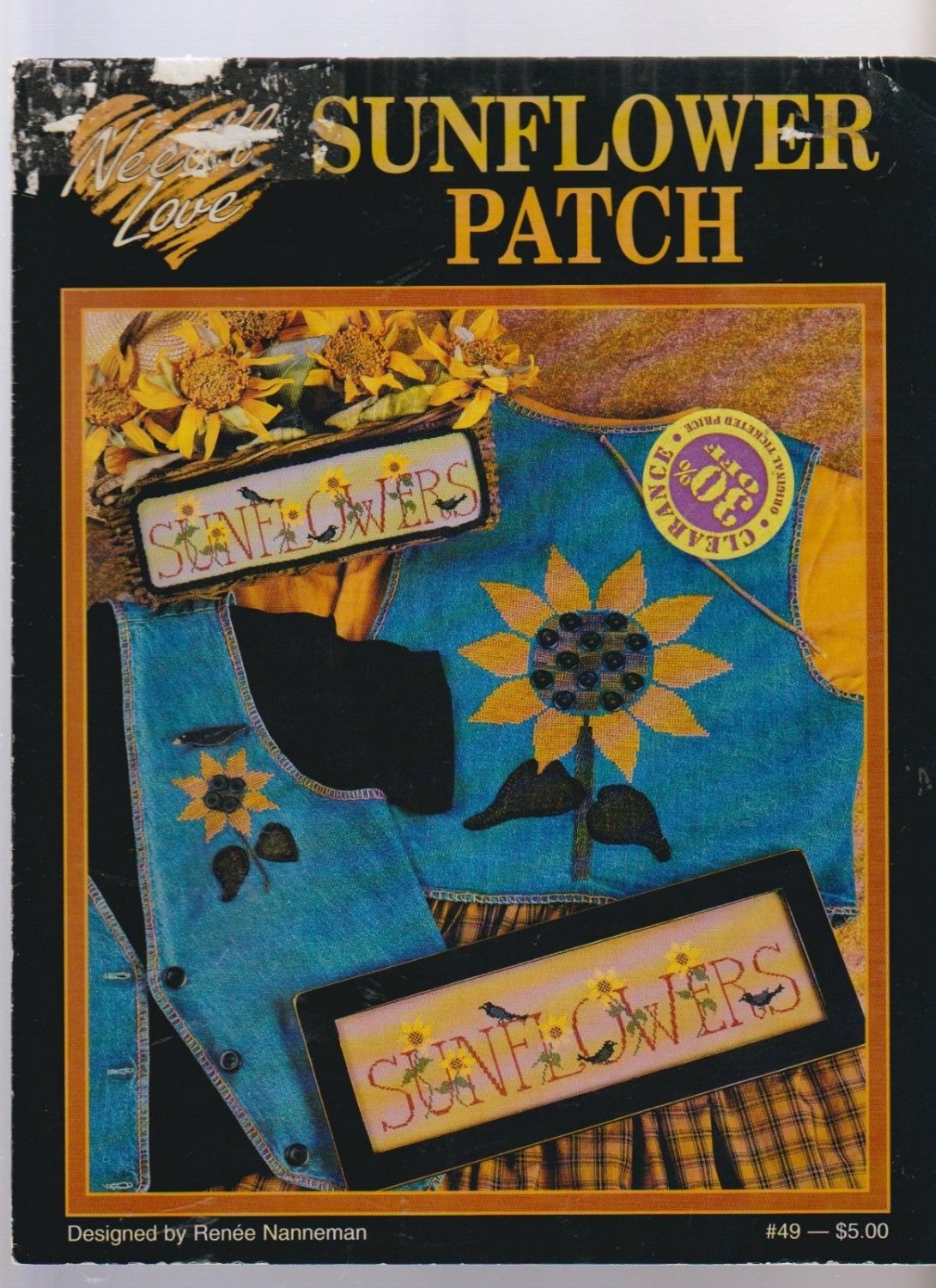 SUNFLOWER PATCH ** cross stitch