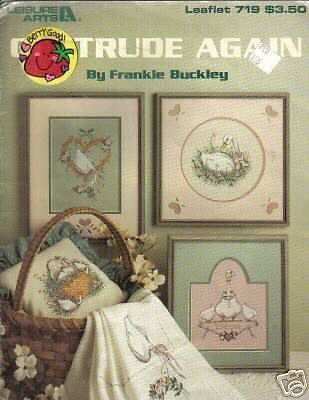 GERTRUDE AGAIN  ** CROSS STITCH (white goose)