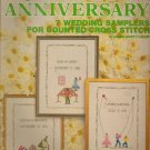 happy anniversary samplers to cross stitch