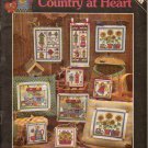 COUNTRY AT HEART ** cross stitch booklet COUNTRY AT HEART ** cross stitch booklet