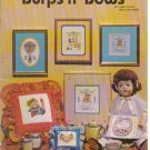 BURPS N' BOWS ** cross stitch booklet