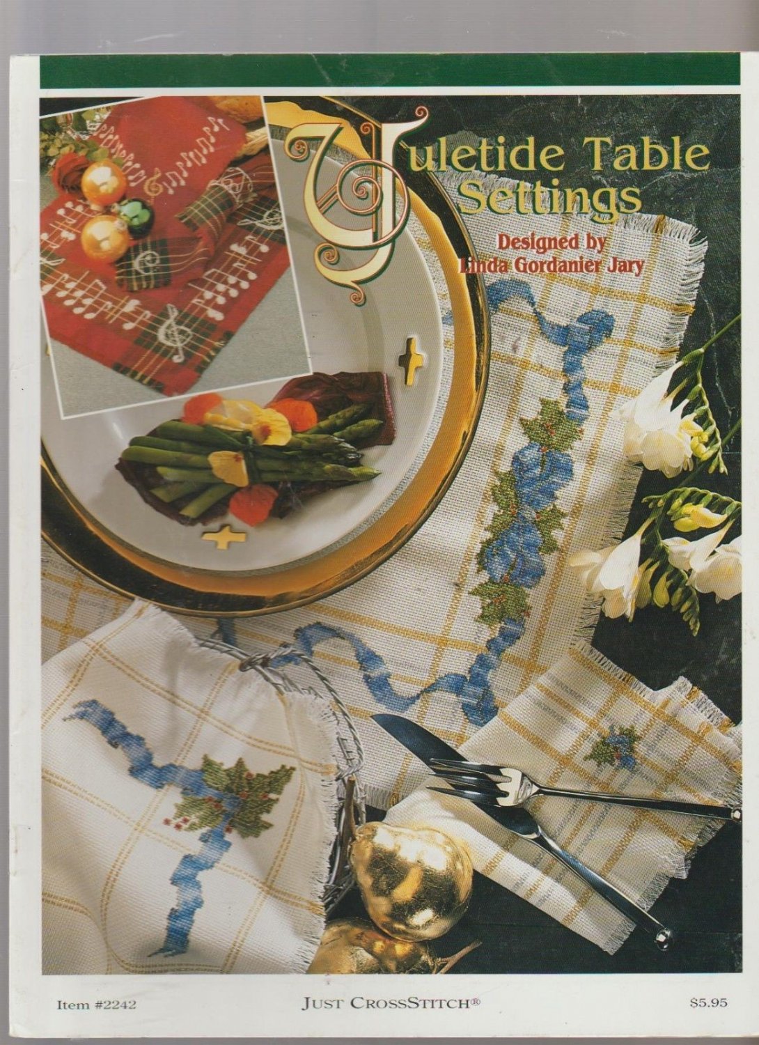 yuletide table settings (Christmas) ** cross stitch booklet