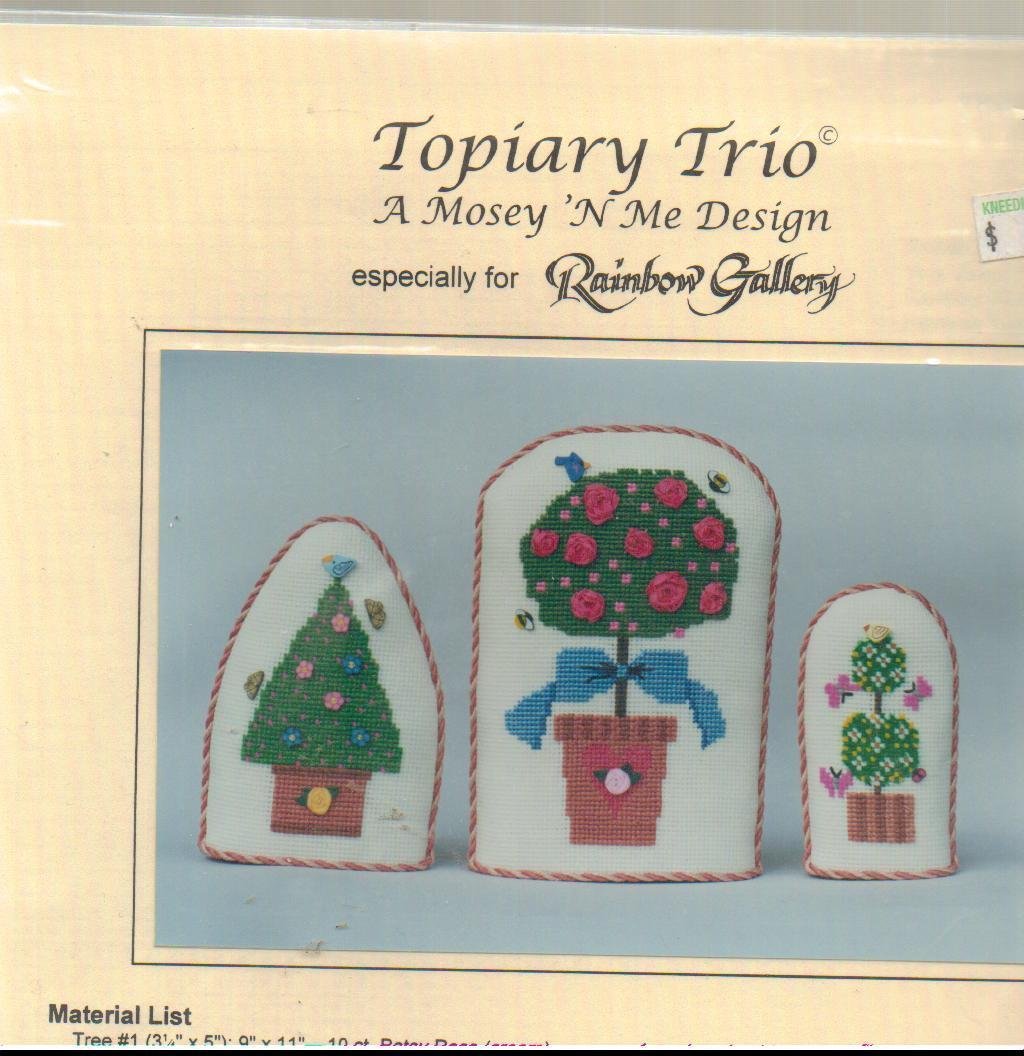TOPIARY TRIO (TREE) to cross stitch