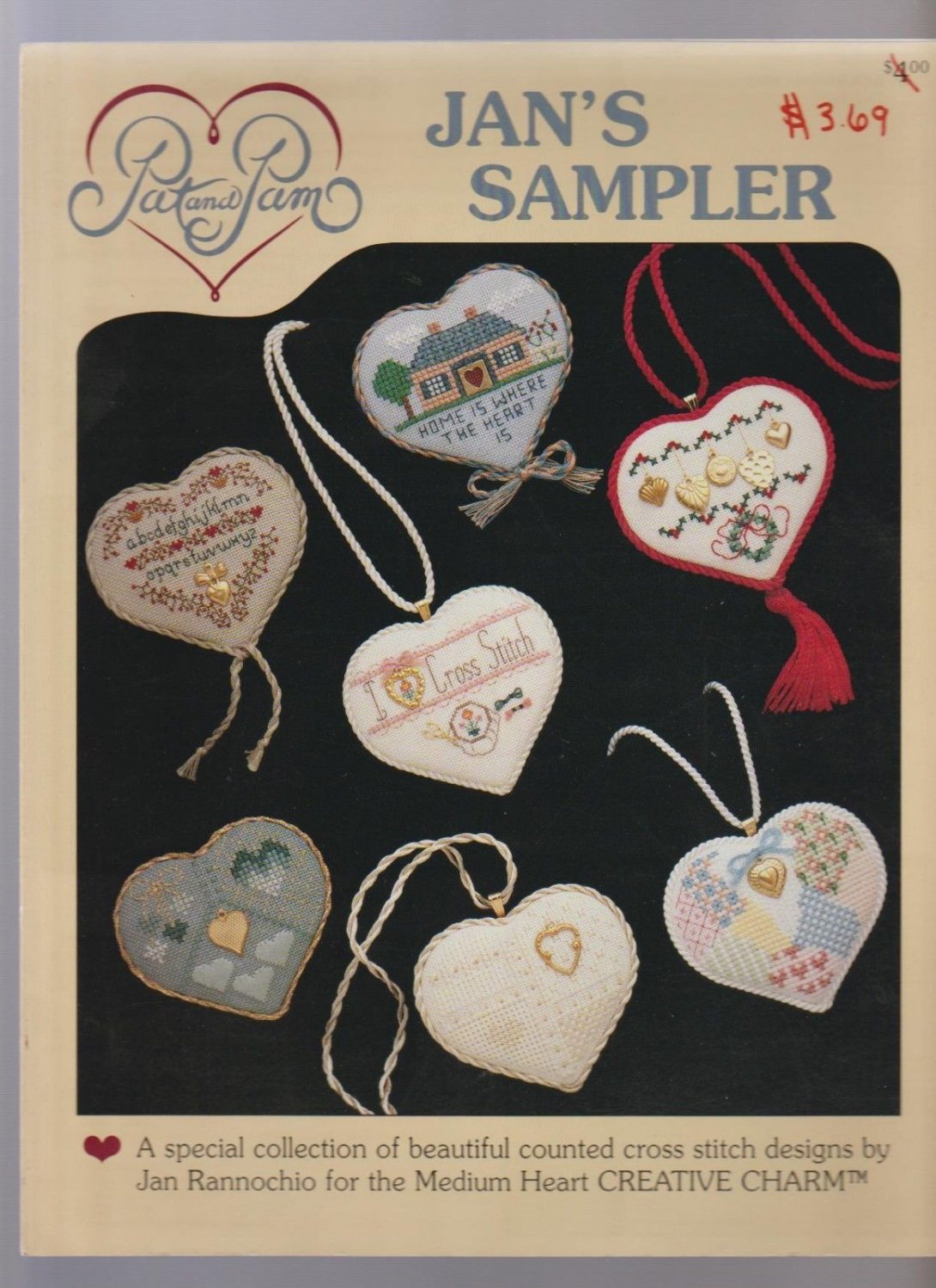 JAN'S SAMPLER  ** cross stitch leaflet