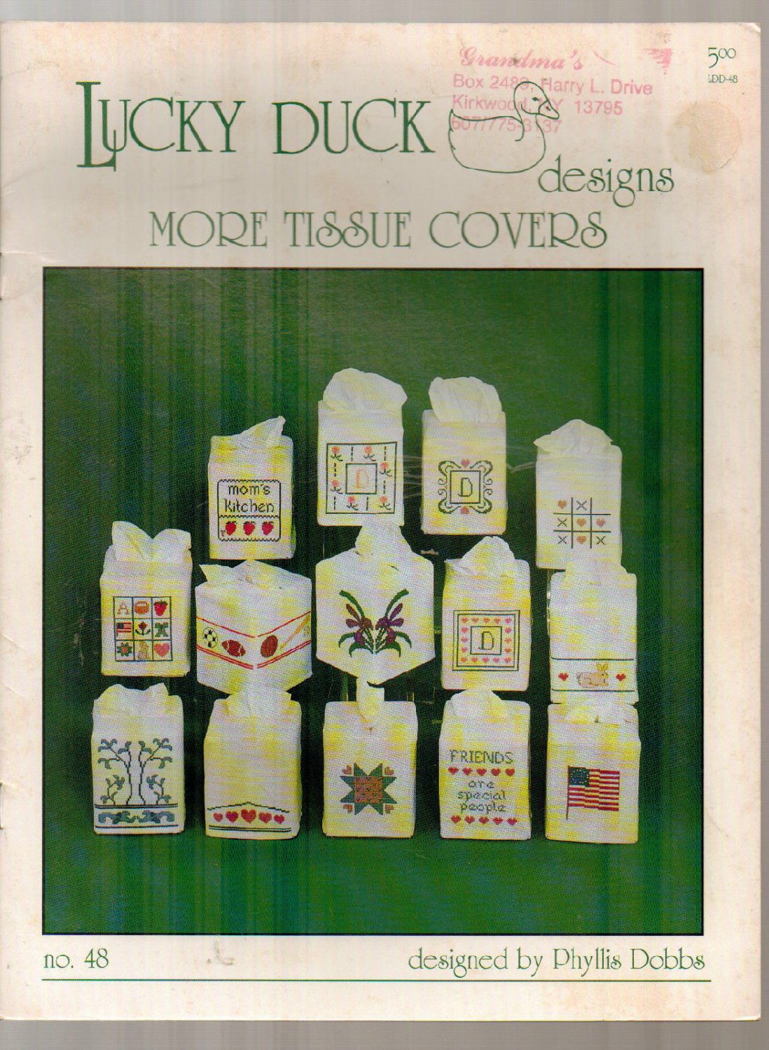 MORE TISSUE COVERS ** cross stitch patterns