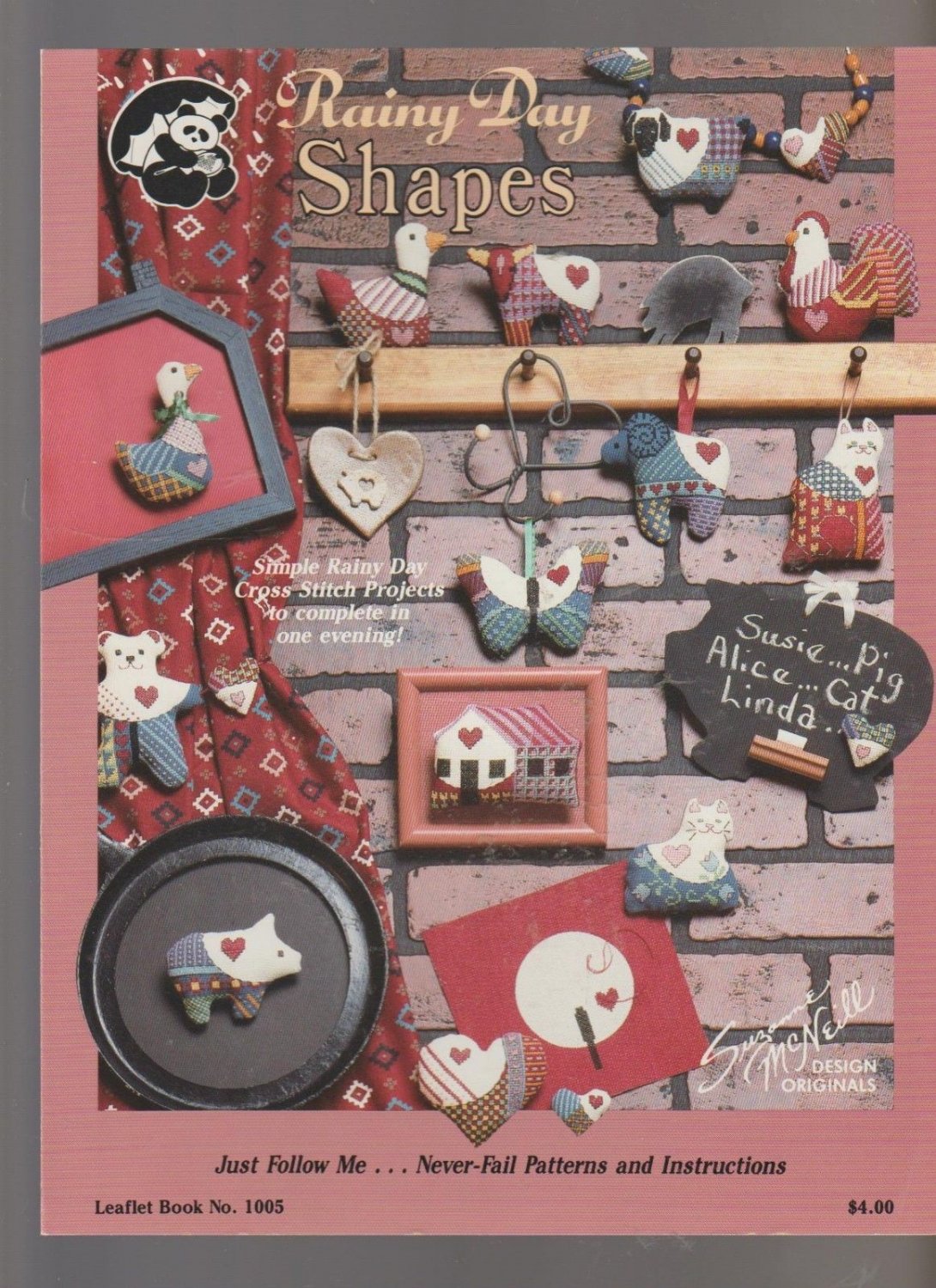 rainy day shapes ** cross stitch