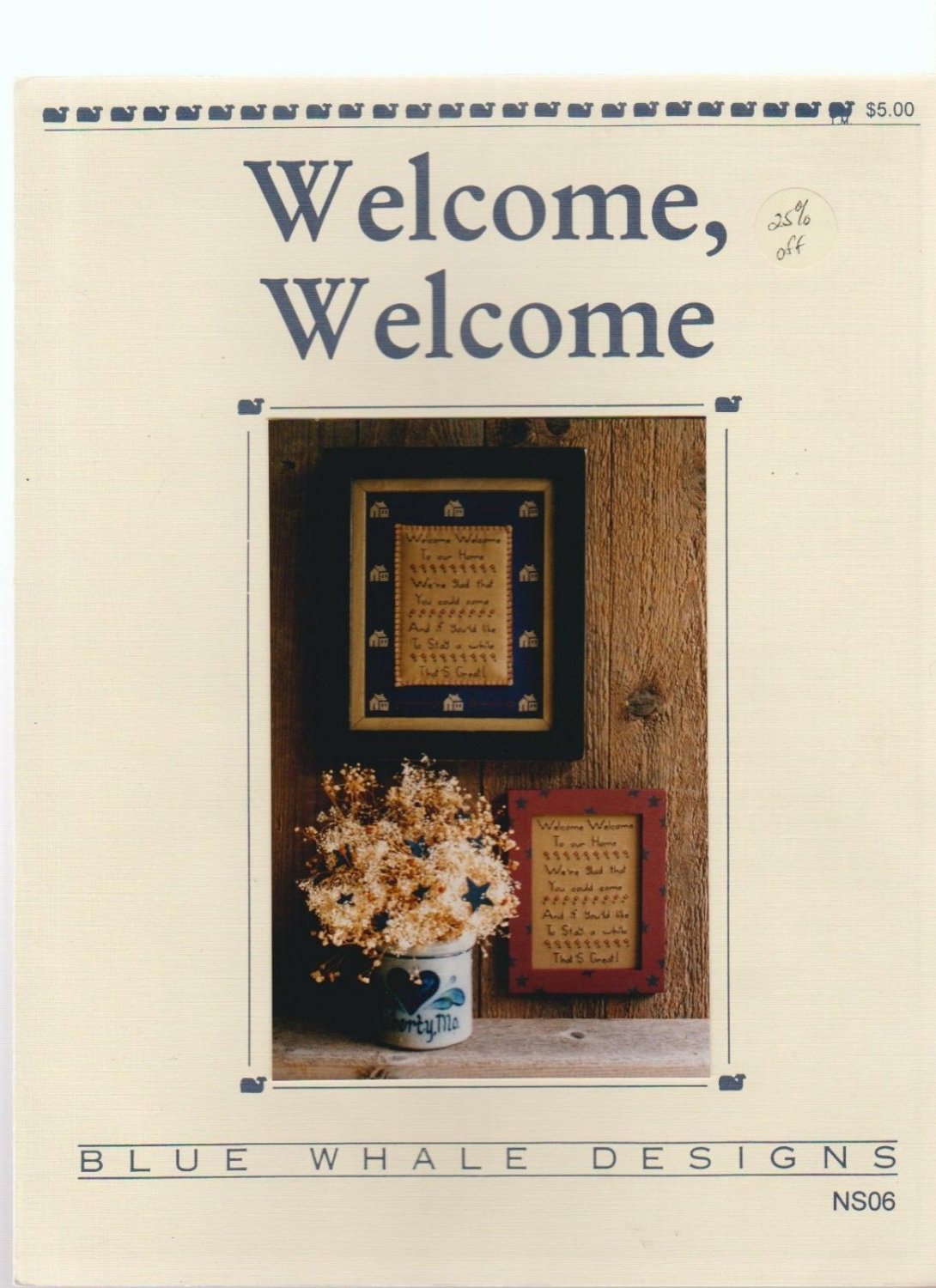 welcome, welcome ** cross stitch