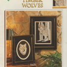 timber wolves ** cross stitch booklet