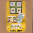 boy's stuff ** cross stitch booklet