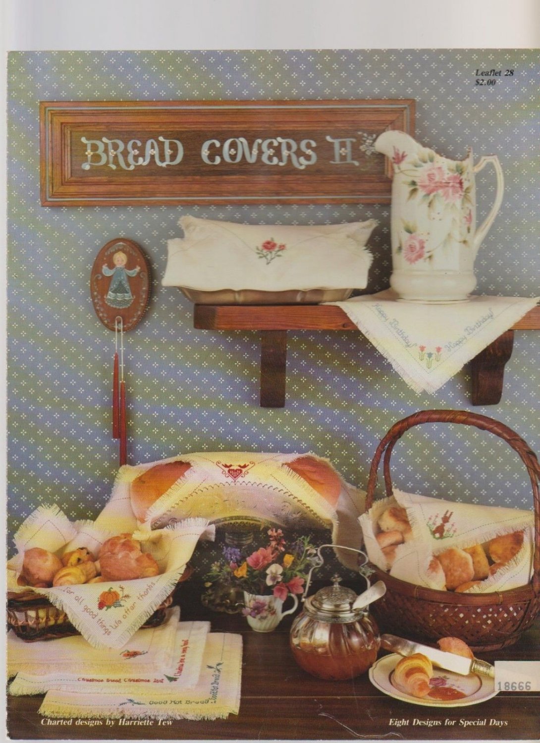 BREAD COVERS II ** cross stitch