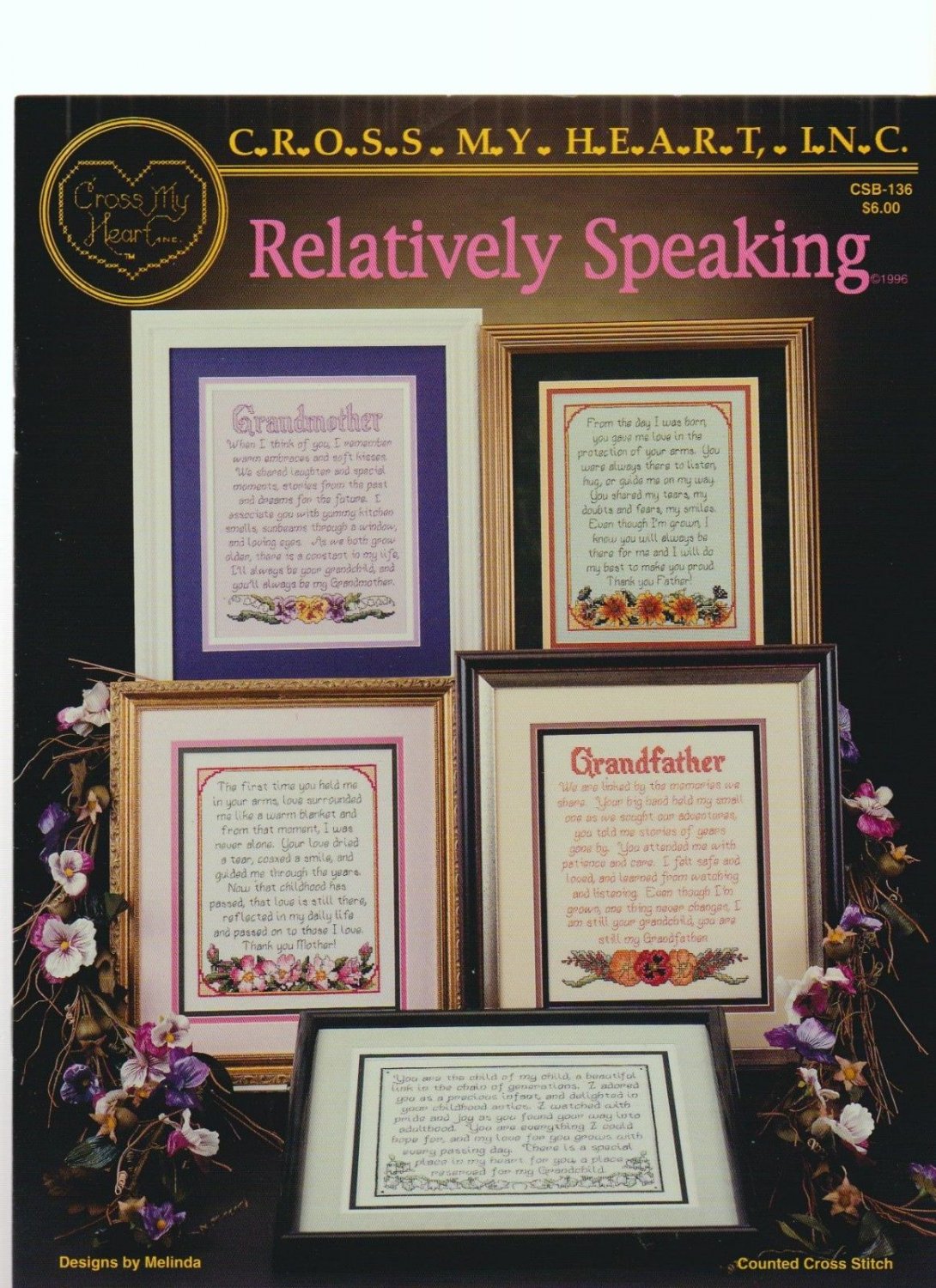 RELATIVELY SPEAKING ** samplers ** cross stitch
