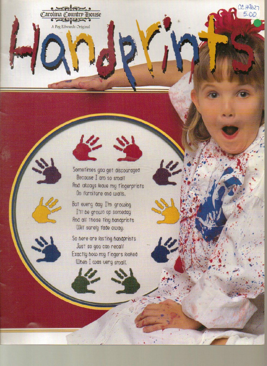 HANDPRINTS (SAMPLER) ** cross stitch booklet