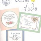 WORDS OF JOY in cross stitch WORDS OF JOY in cross stitch